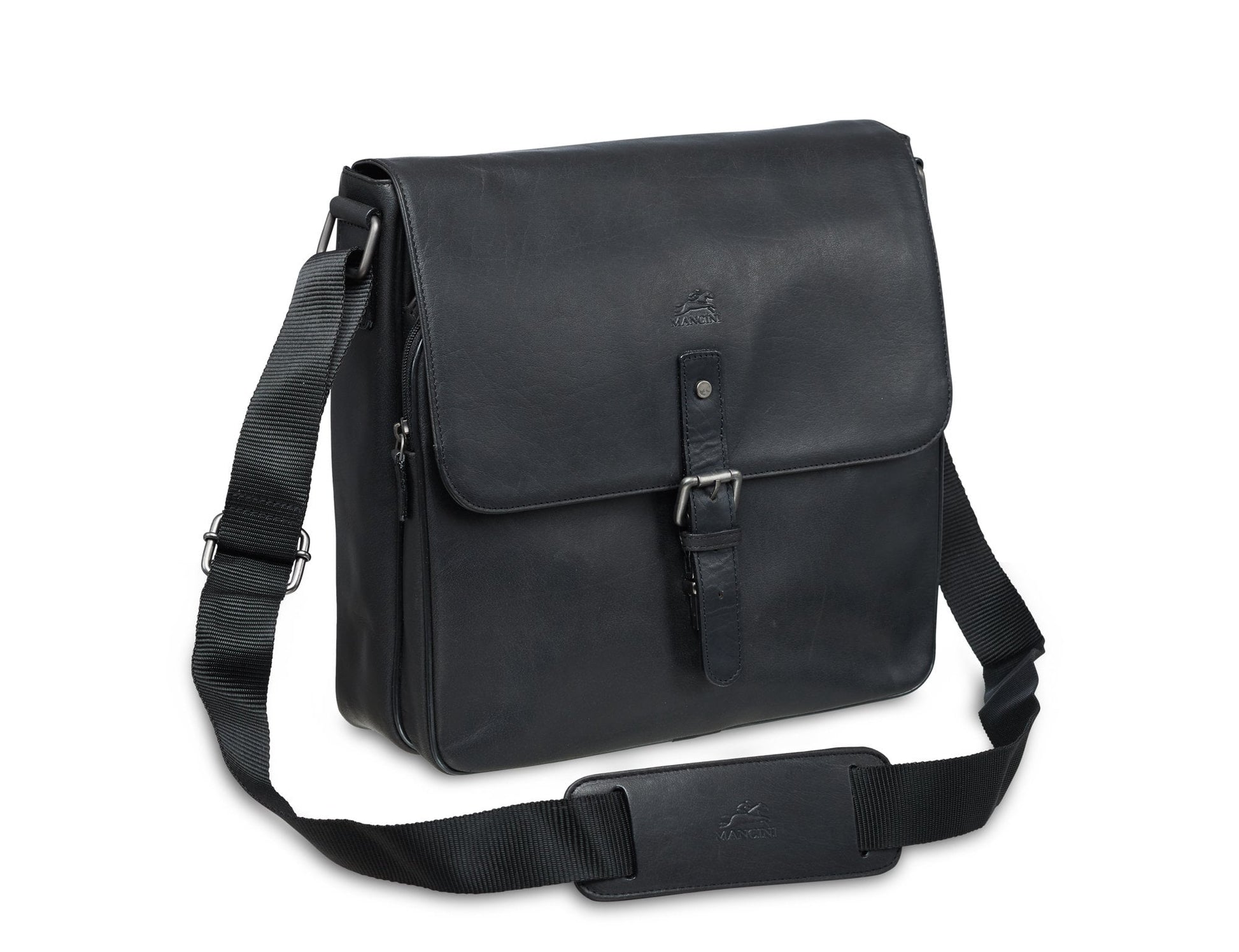 Mancini Messenger Mancini BUFFALO Messenger Bag for 12'' Laptop / Tablet (RFID Blocking)