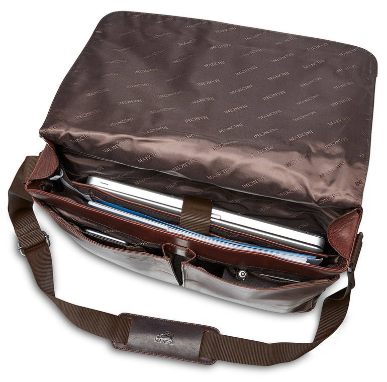 Mancini Messenger Mancini BUFFALO Messenger Bag for 15'' Laptop / Tablet