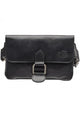 Mancini Waist pouch Black Mancini BUFFALO Slim Waist Bag