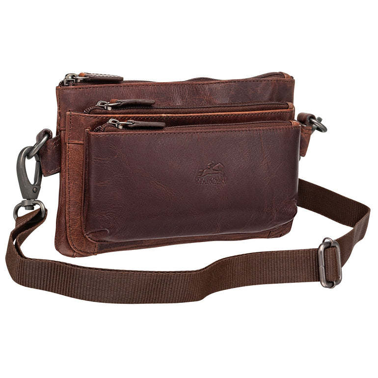 Mancini Waist pouch Mancini BUFFALO Multi-Function Waist Bag