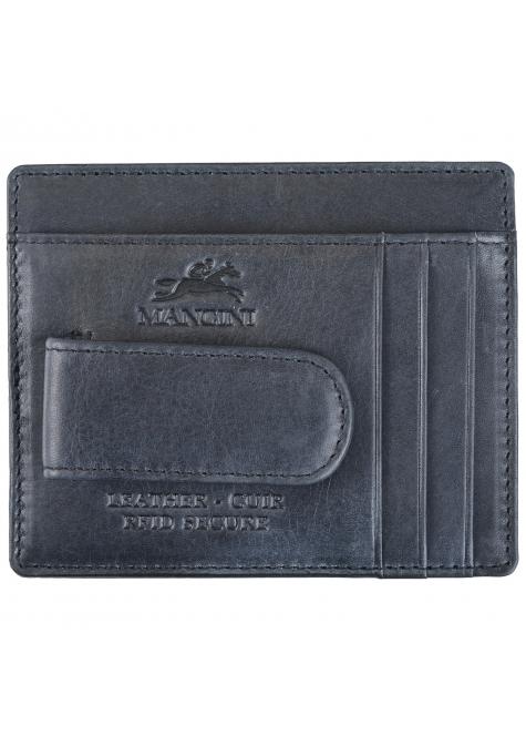 Mancini Wallets Black Mancini BELLAGIO Deluxe RFID Bill Clip