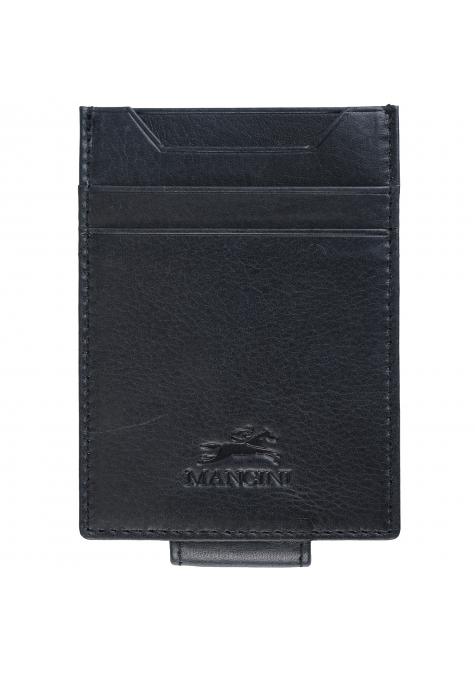 Mancini Wallets Black Mancini BELLAGIO Magnetic RFID Bill Clip