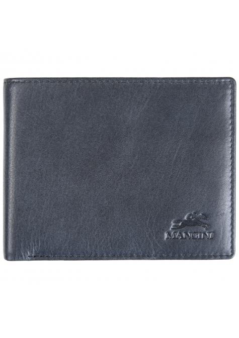 Mancini Wallets Black Mancini BELLAGIO RFID Billfold With Coin Pocket