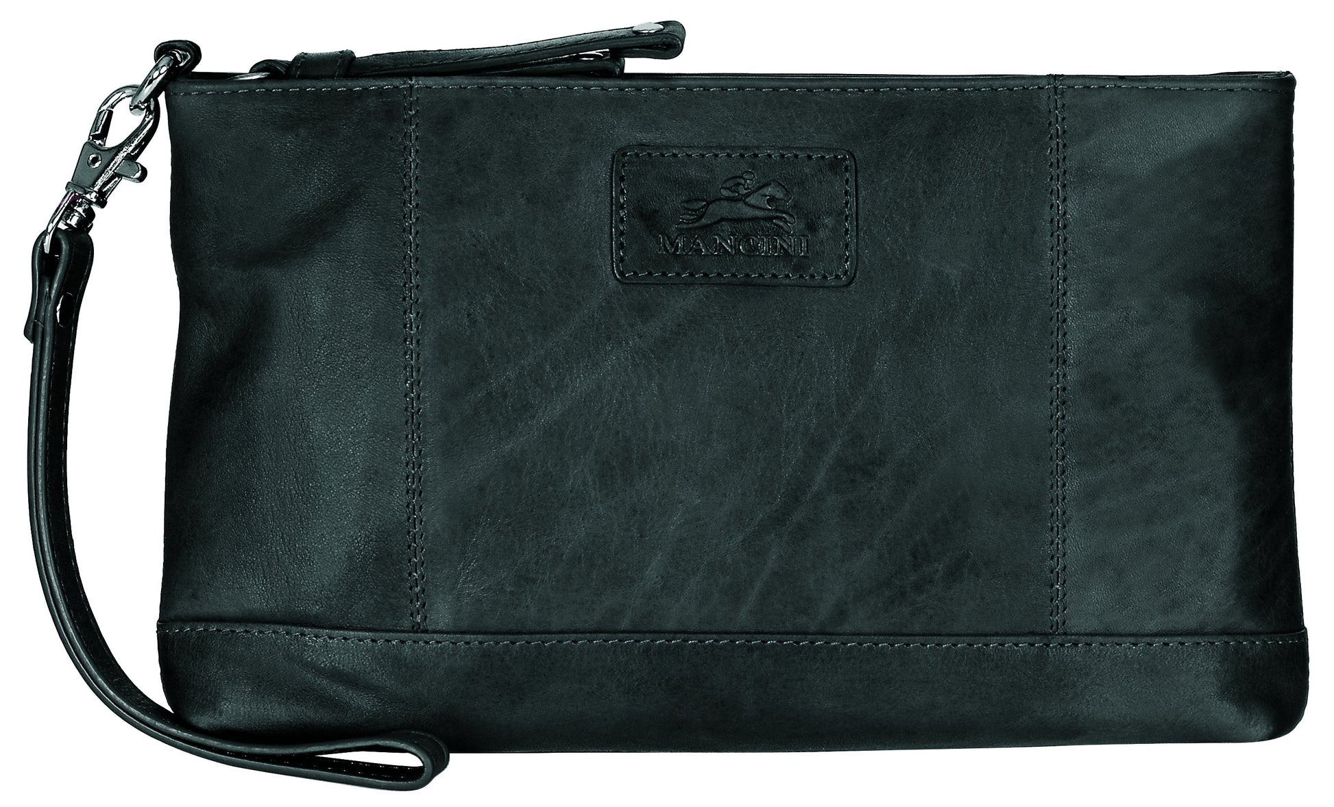 Mancini Wallets Black Mancini CASABLANCA Collection Ladies’ Wristlet (RFID Secure)