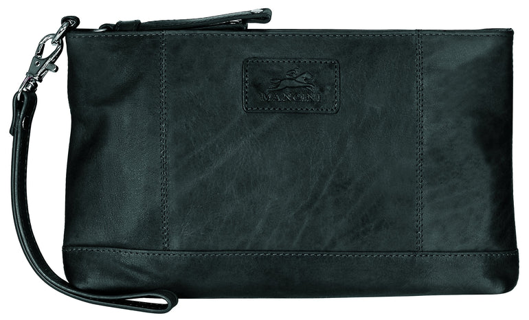 Mancini Wallets Black Mancini CASABLANCA Collection Ladies’ Wristlet (RFID Secure)