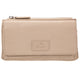 Mancini Wallets Bone Mancini Pebbled Ladies RFID Crossbody Wallet