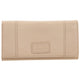 Mancini Wallets Bone Mancini Pebbled Ladies’ RFID Trifold Wallet