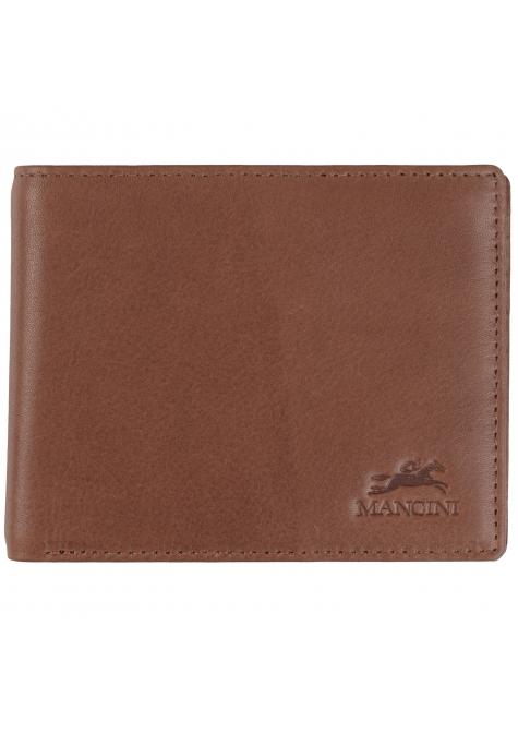 Mancini Wallets Brown Mancini BELLAGIO Center Wing RFID Billfold