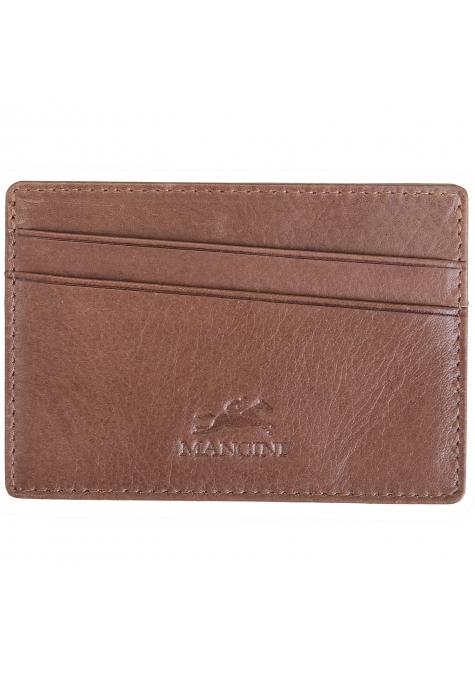 Mancini Wallets Brown Mancini BELLAGIO Slim RFID Card Case
