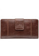 Mancini Wallets Brown Mancini CASABLANCA Ladies' RFID Secure Clutch Wallet