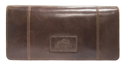 Mancini Wallets Brown Mancini CASABLANCA Ladies' RFID Secure Trifold Wallet