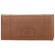 Mancini Wallets Camel Mancini Pebbled Ladies' RFID Trifold Wallet