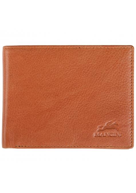 Mancini Wallets Cognac Mancini BELLAGIO Left Wing RFID Billfold