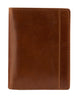 Mancini Wallets Cognac Mancini CASABLANCA Collection Men’s Unique Vertical Wing Wallet (RFID Secure)