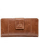 Mancini Wallets Cognac Mancini CASABLANCA Ladies' RFID Secure Clutch Wallet