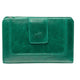 Mancini Wallets Green Mancini South Beach RFID Secure Medium Clutch Wallet
