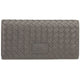 Mancini Wallets Grey Mancini BASKET WEAVE RFID Secure Trifold Wallet