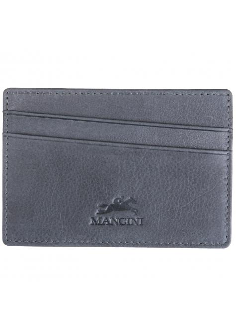 Mancini Wallets Grey Mancini BELLAGIO Slim RFID Card Case