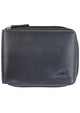 Mancini Wallets Grey Mancini BELLAGIO Zippered RFID Billfold With Removable Passcase