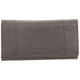 Mancini Wallets Grey Mancini Pebbled Ladies’ RFID Trifold Wallet