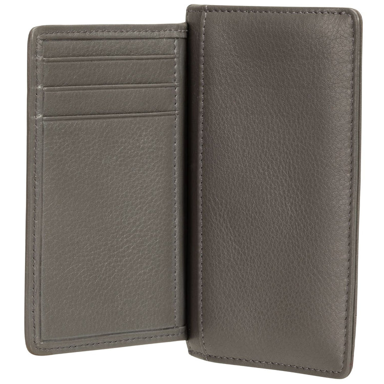 Mancini Wallets Mancini BASKET WEAVE RFID Secure Card Case and Coin Pocket