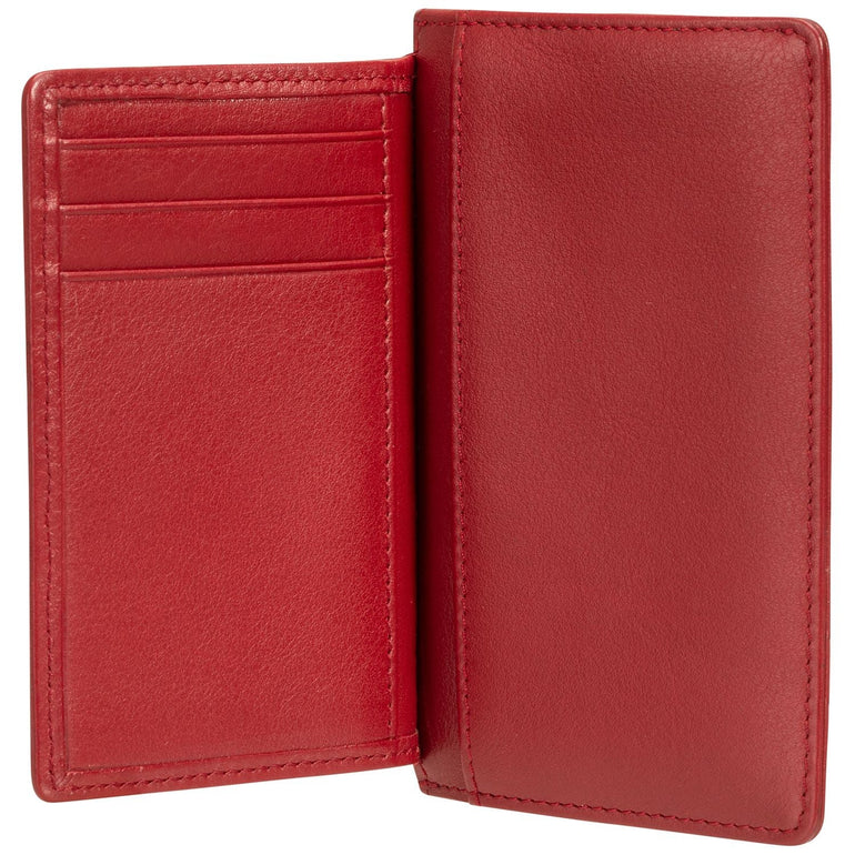 Mancini Wallets Mancini BASKET WEAVE RFID Secure Card Case and Coin Pocket