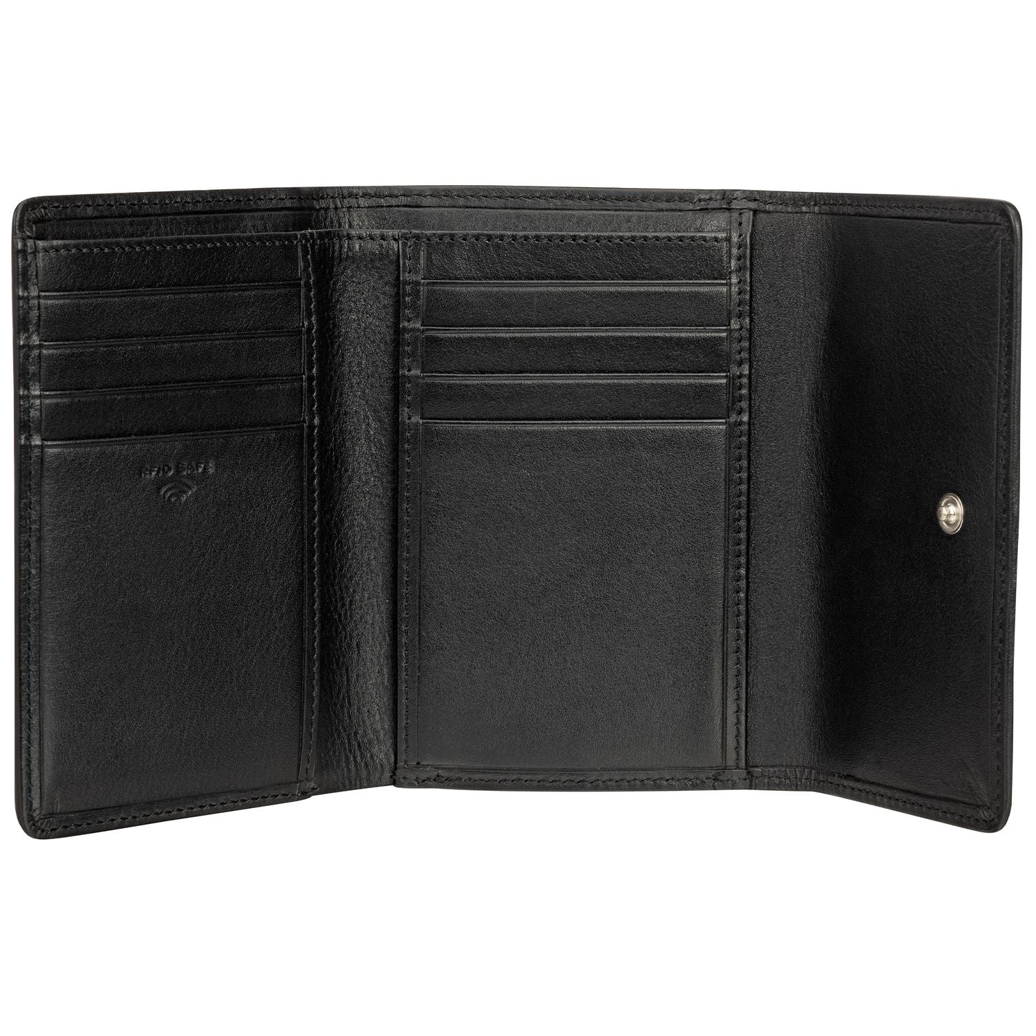 Mancini Wallets Mancini BASKET WEAVE RFID Secure Medium Clutch Wallet