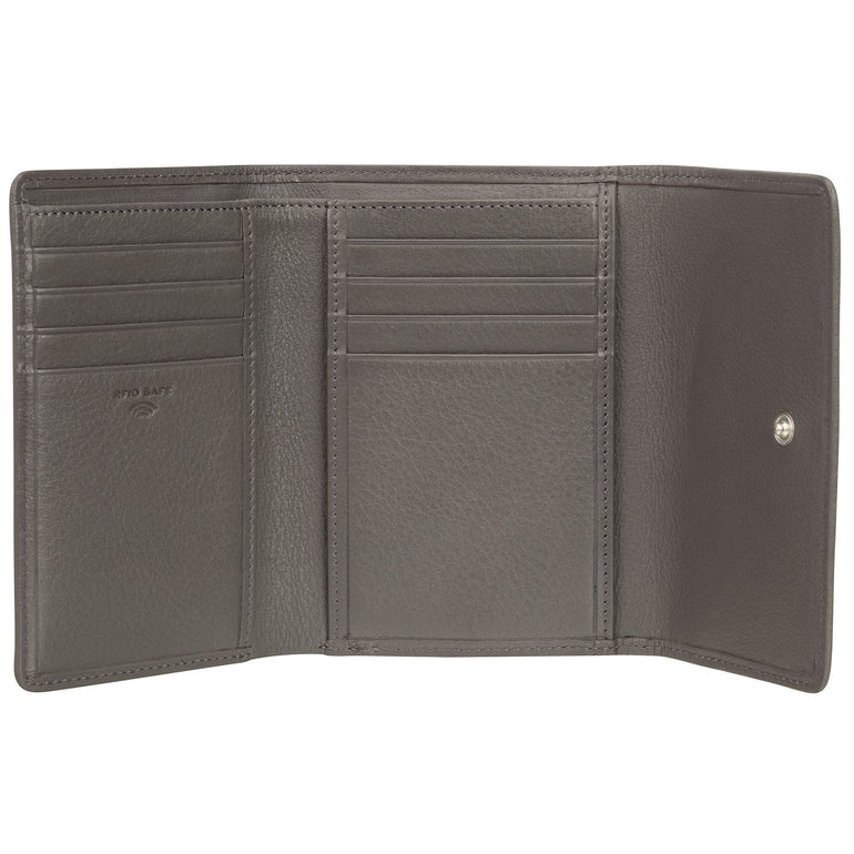 Mancini Wallets Mancini BASKET WEAVE RFID Secure Medium Clutch Wallet