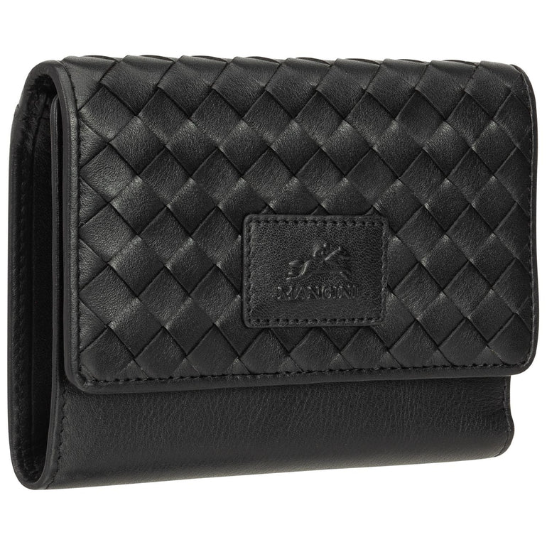 Mancini Wallets Mancini BASKET WEAVE RFID Secure Medium Clutch Wallet