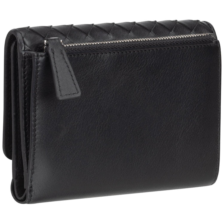 Mancini Wallets Mancini BASKET WEAVE RFID Secure Medium Clutch Wallet