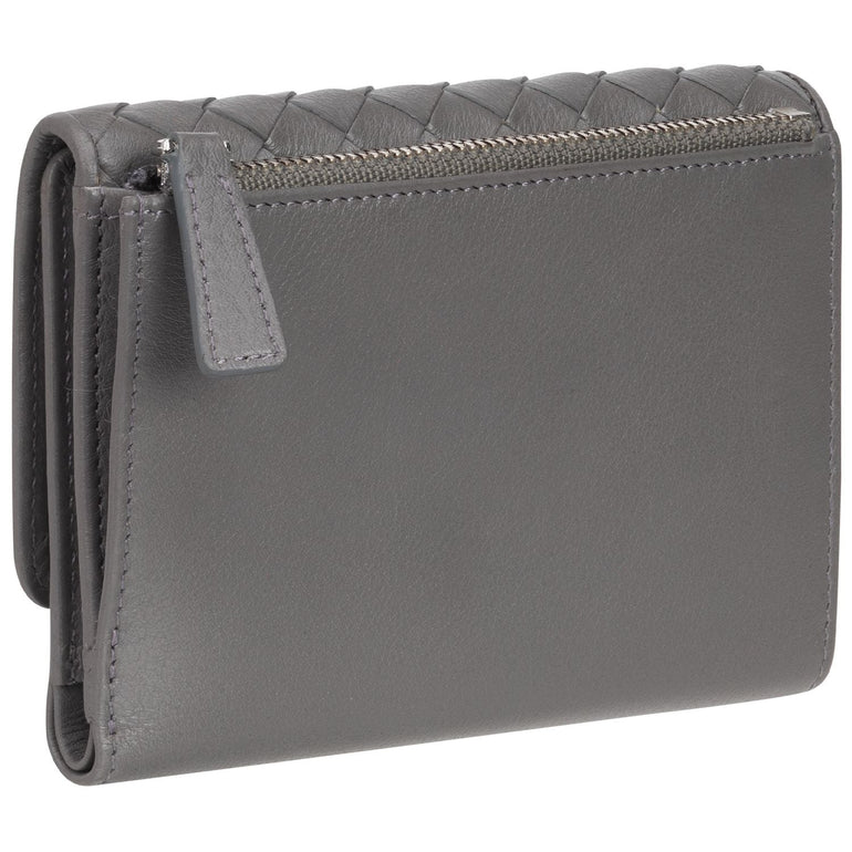 Mancini Wallets Mancini BASKET WEAVE RFID Secure Medium Clutch Wallet