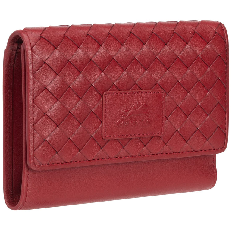 Mancini Wallets Mancini BASKET WEAVE RFID Secure Medium Clutch Wallet