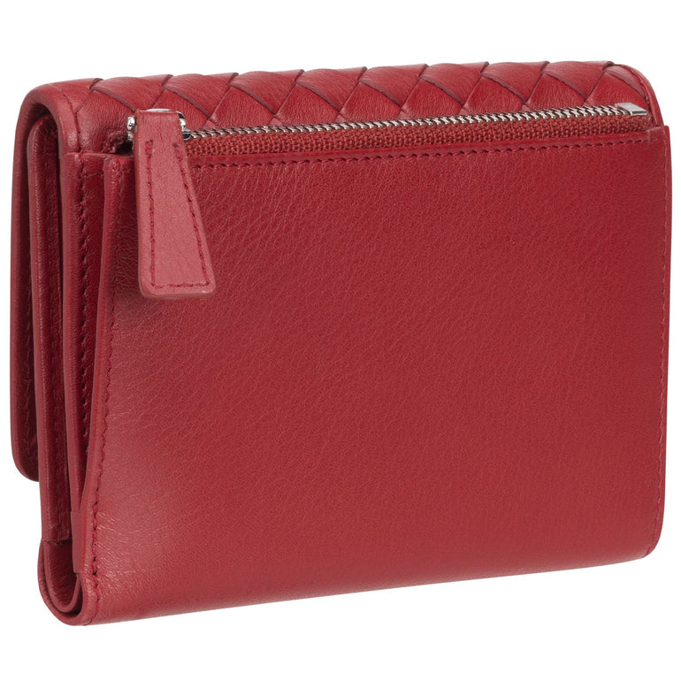 Mancini Wallets Mancini BASKET WEAVE RFID Secure Medium Clutch Wallet