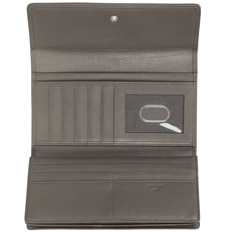Mancini Wallets Mancini BASKET WEAVE RFID Secure Quadruple Fold Wallet