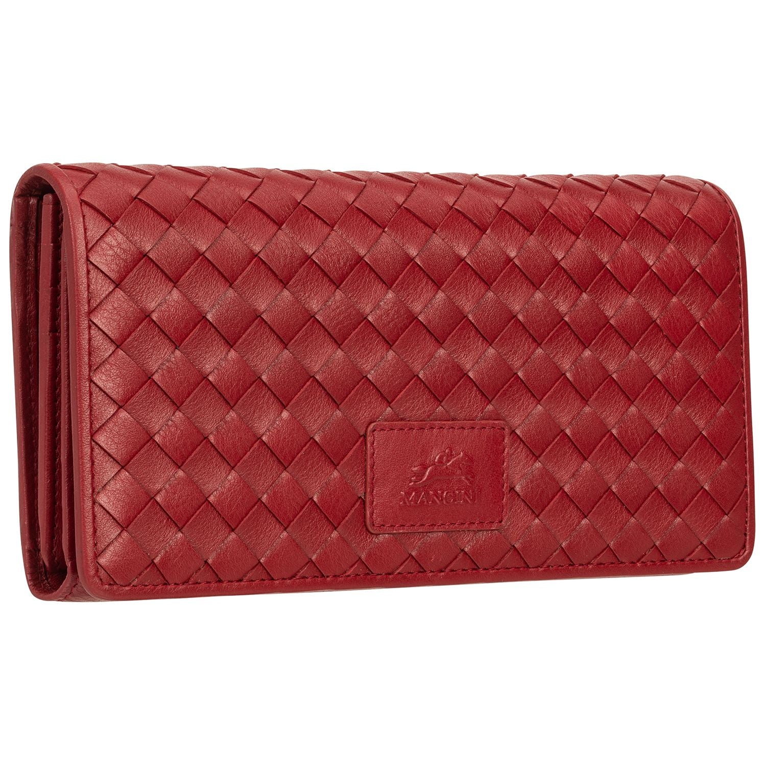 Mancini Wallets Mancini BASKET WEAVE RFID Secure Trifold Wallet