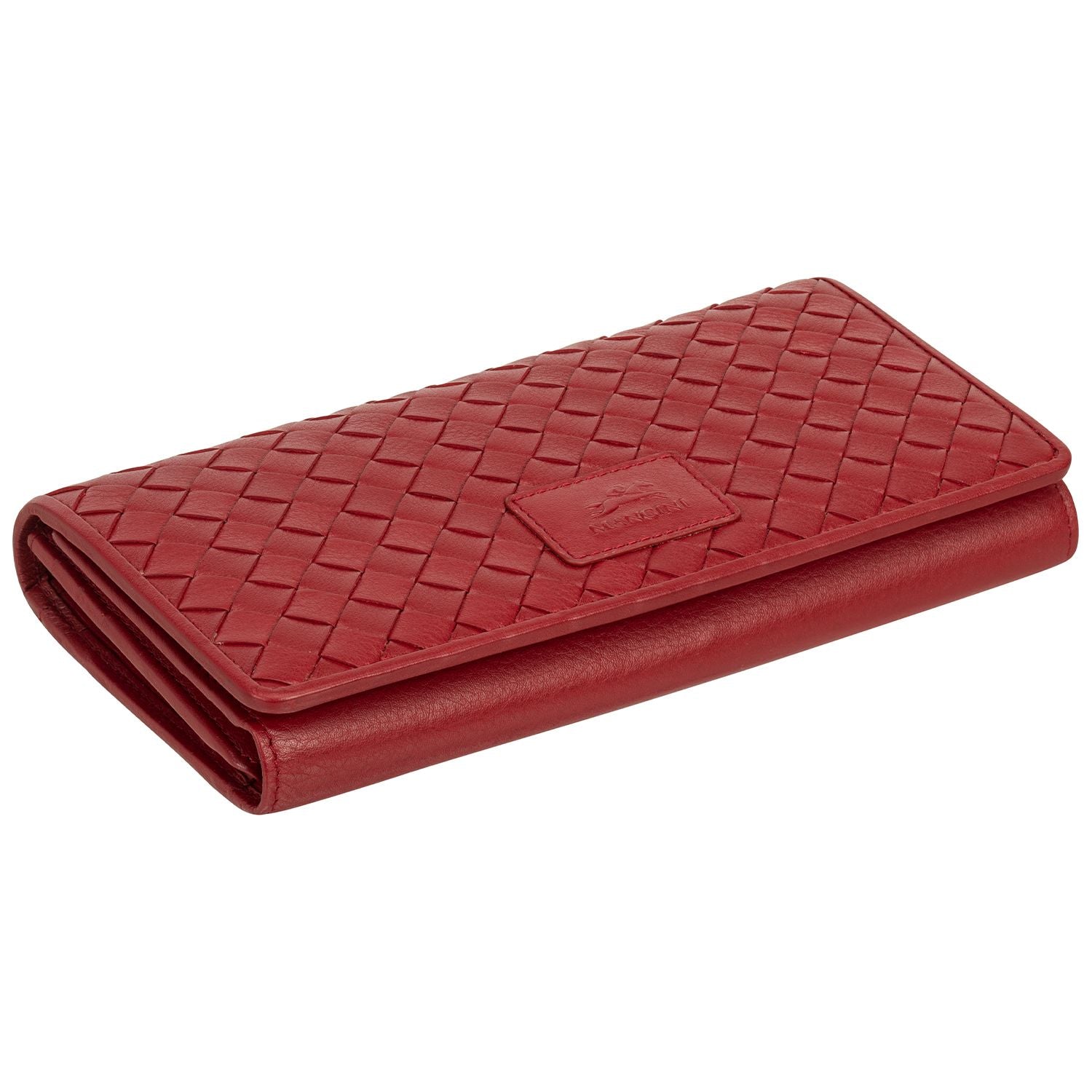 Mancini Wallets Mancini BASKET WEAVE RFID Secure Trifold Wallet