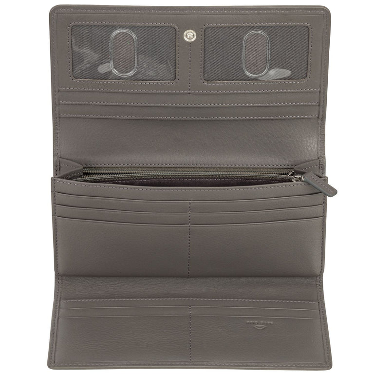 Mancini Wallets Mancini BASKET WEAVE RFID Secure Trifold Wallet