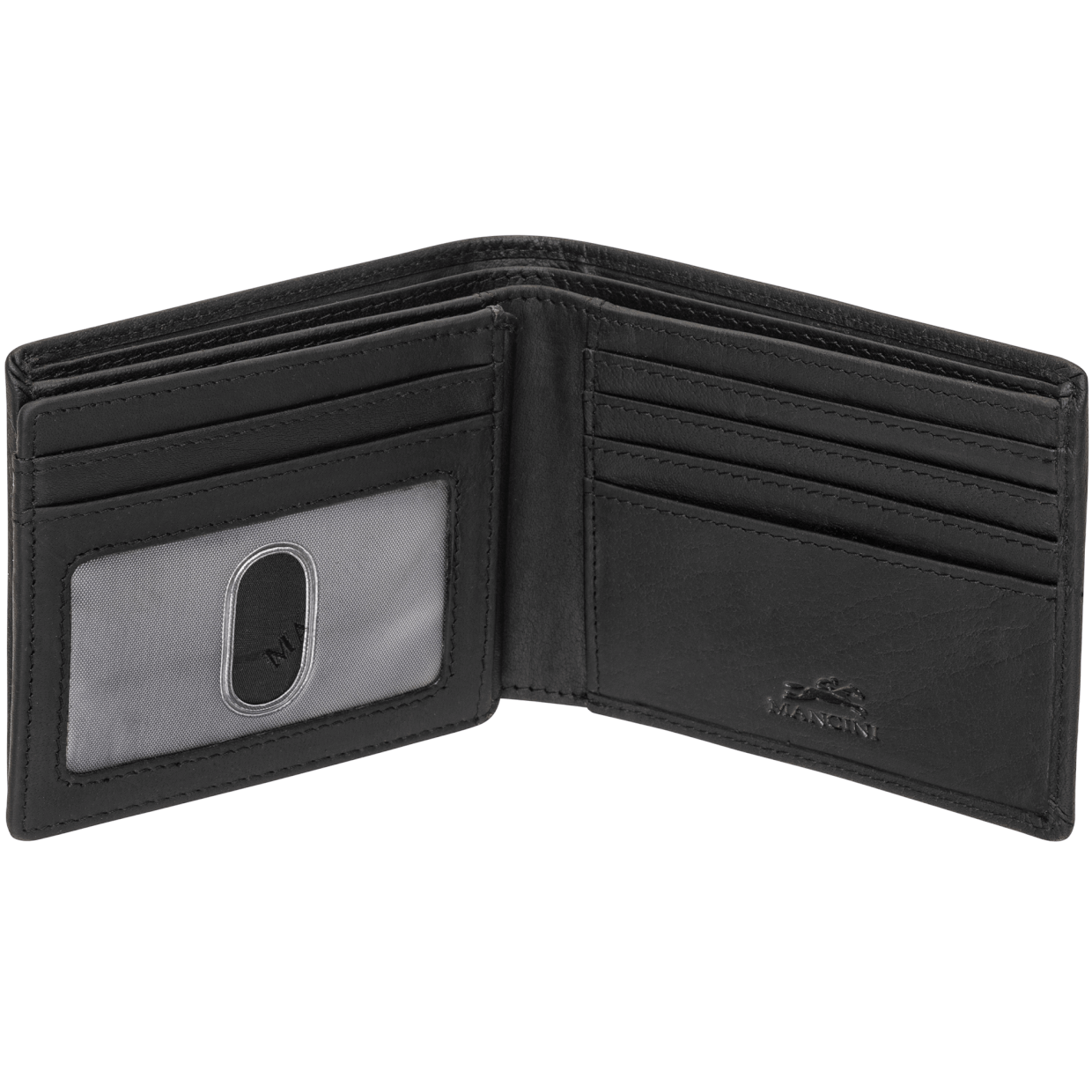 Mancini Wallets Mancini BUFFALO RFID Secure Center Wing Billfold