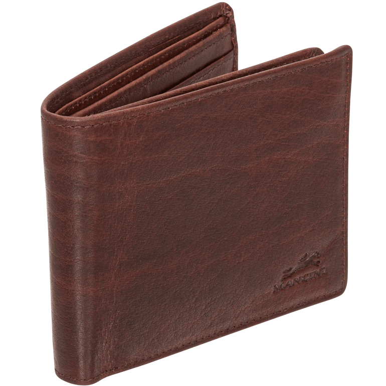 Mancini Wallets Mancini BUFFALO RFID Secure Center Wing Billfold