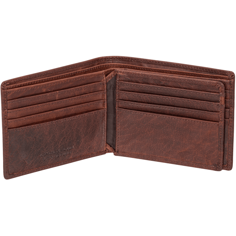 Mancini Wallets Mancini BUFFALO RFID Secure Center Wing Billfold