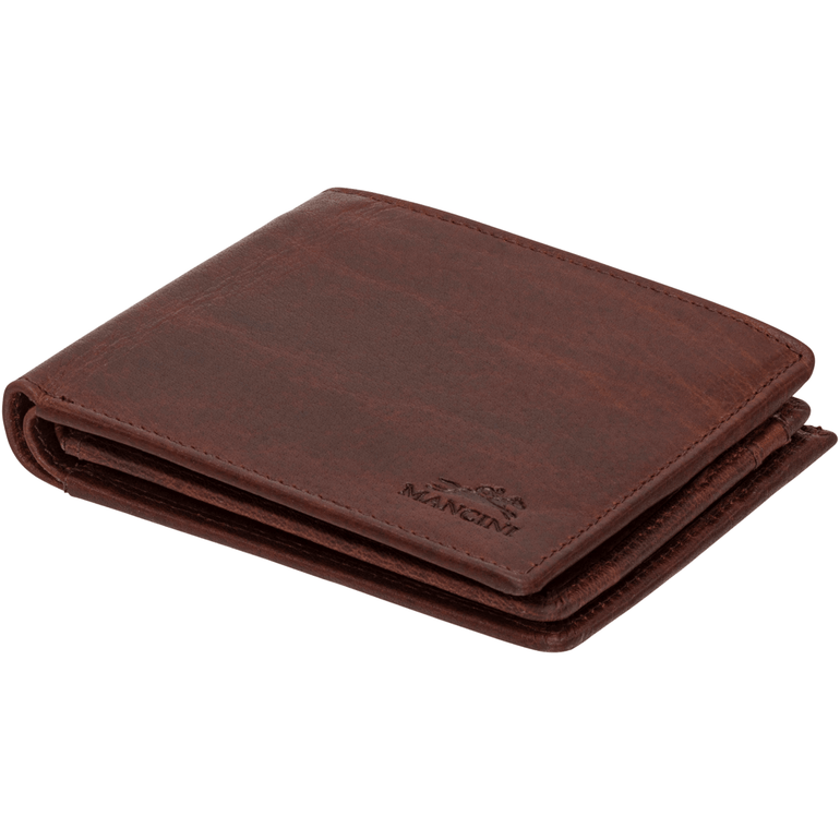 Mancini Wallets Mancini BUFFALO RFID Secure Center Wing Billfold