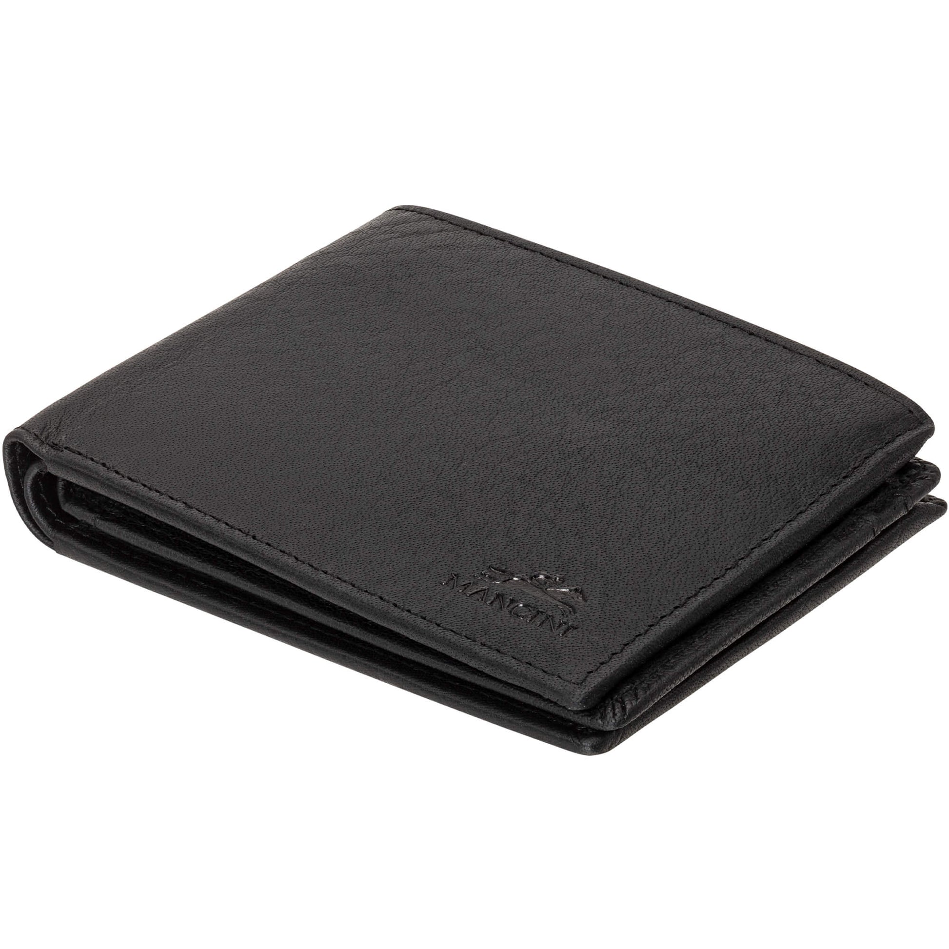 Mancini Wallets Mancini BUFFALO RFID Secure Center Wing Wallet with Coin Pocket