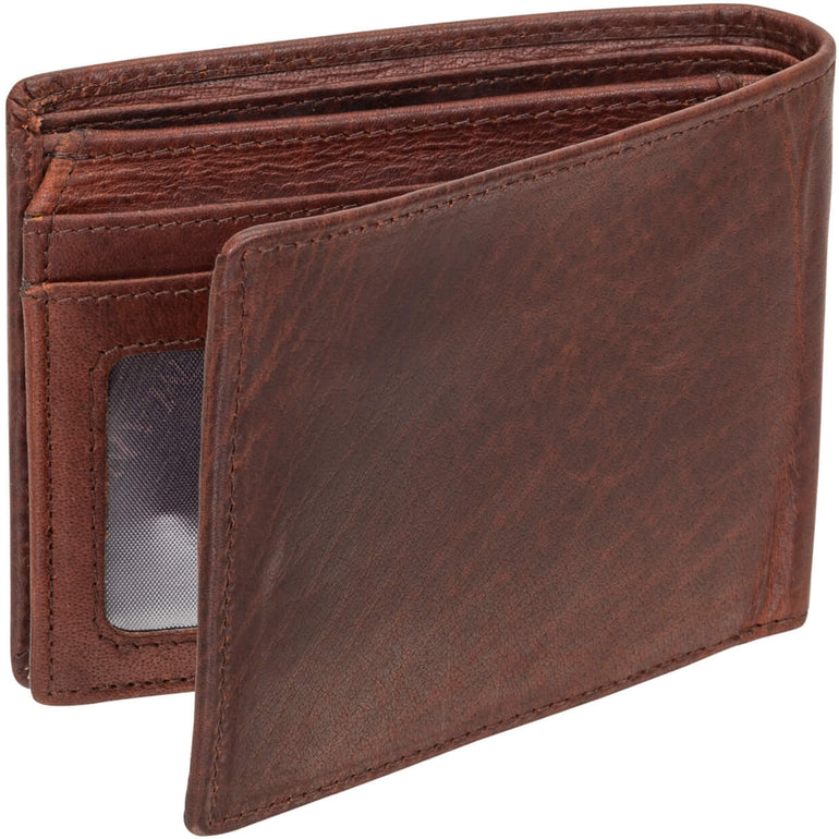 Mancini Wallets Mancini BUFFALO RFID Secure Left Wing Billfold