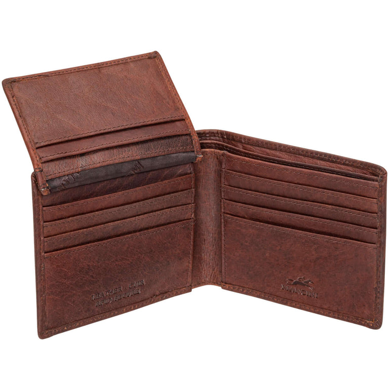 Mancini Wallets Mancini BUFFALO RFID Secure Left Wing Billfold
