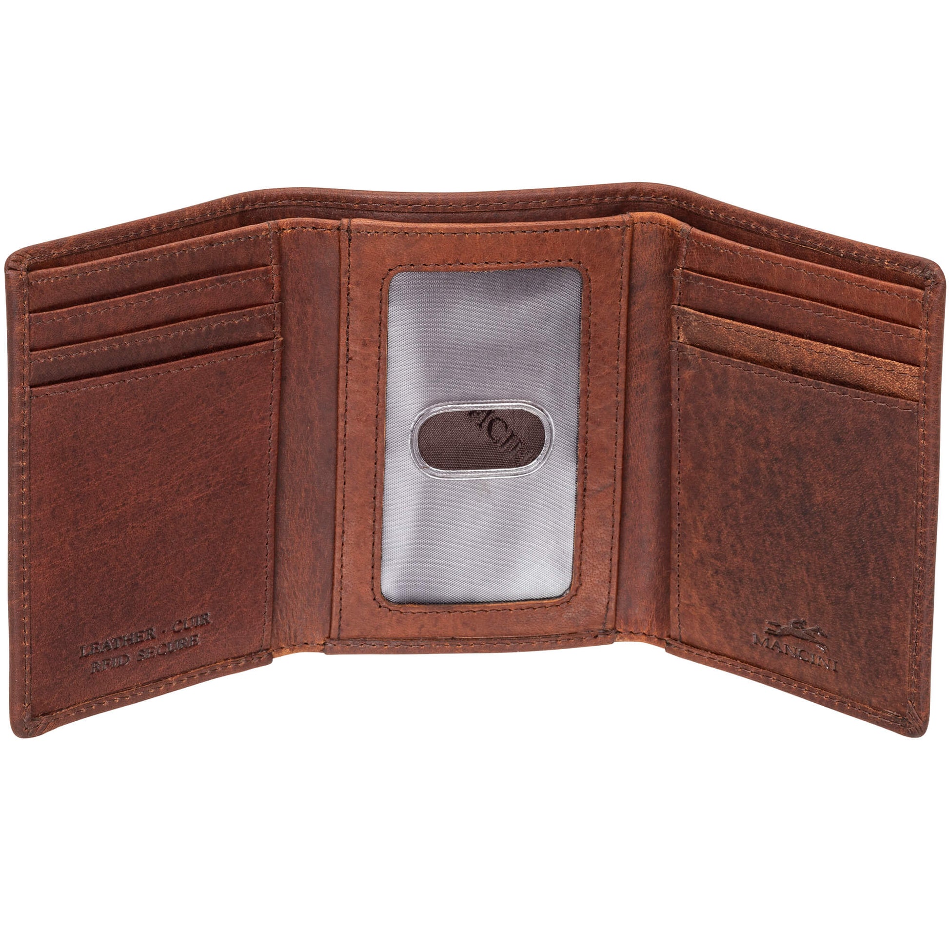 Mancini Wallets Mancini BUFFALO RFID Secure Trifold Wallet