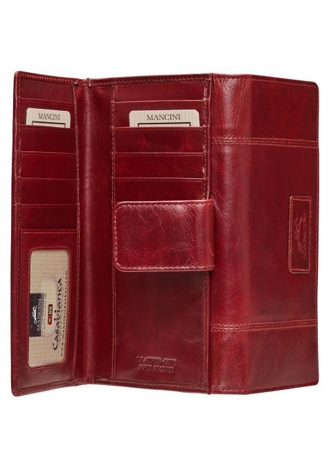 Mancini Wallets Mancini CASABLANCA Ladies' RFID Secure Medium Clutch Wallet