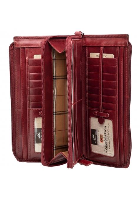 Mancini Wallets Mancini CASABLANCA Ladies` RFID Secure Trifold Wallet