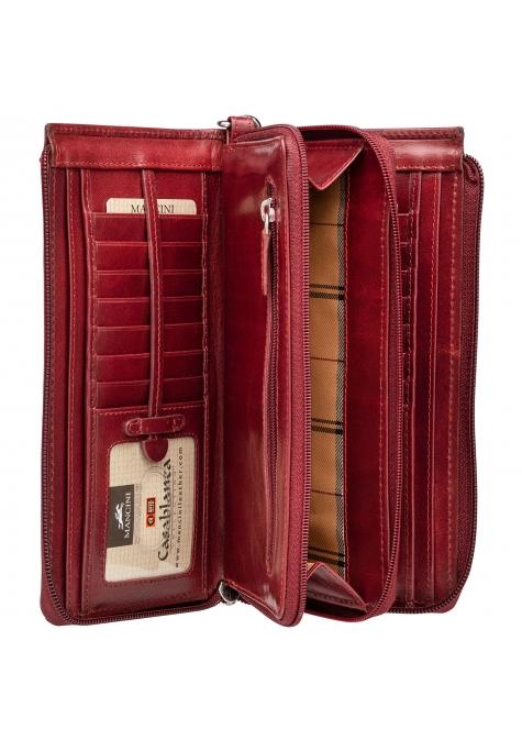 Mancini Wallets Mancini CASABLANCA Ladies` RFID Secure Trifold Wallet