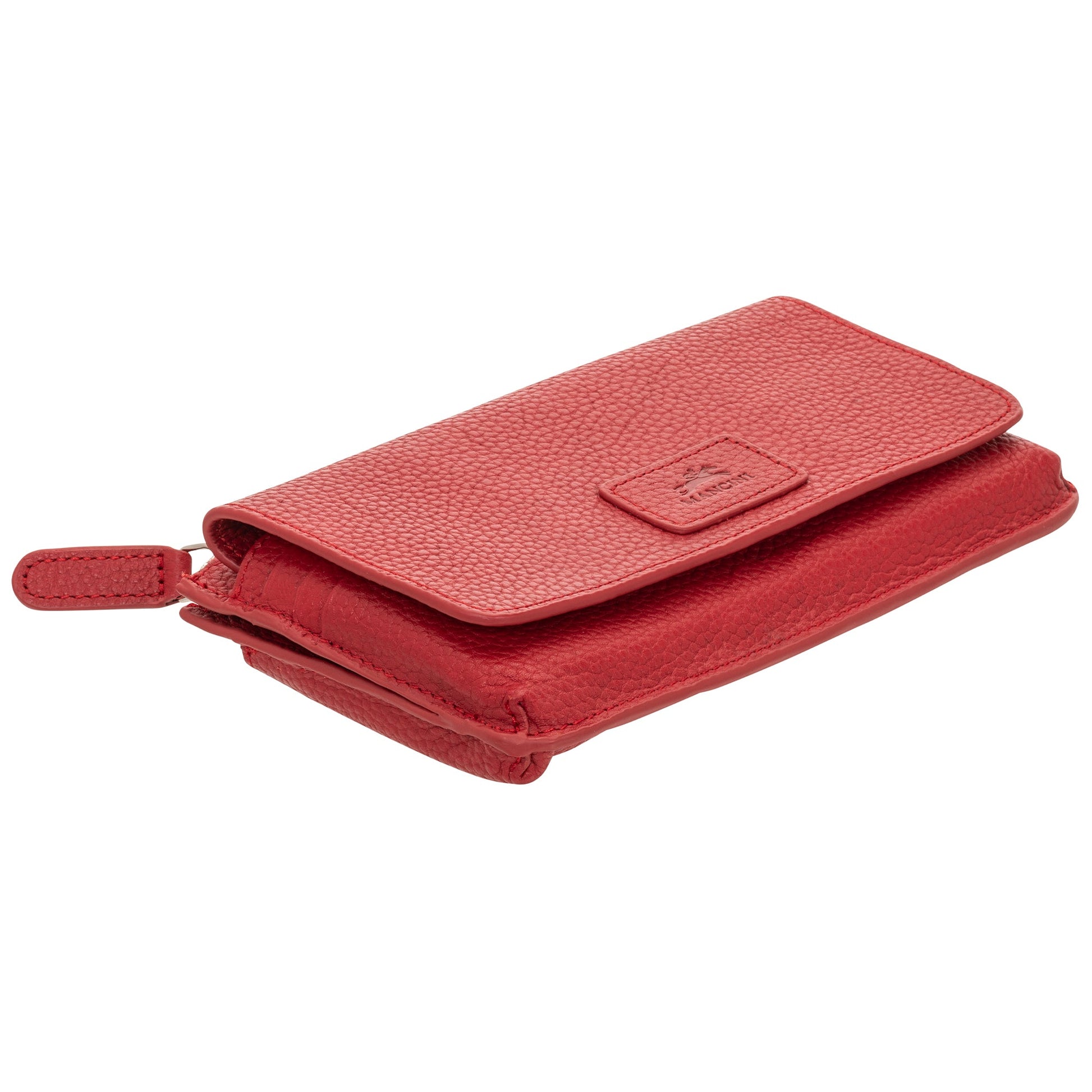 Mancini Wallets Mancini Pebbled Ladies RFID Crossbody Wallet