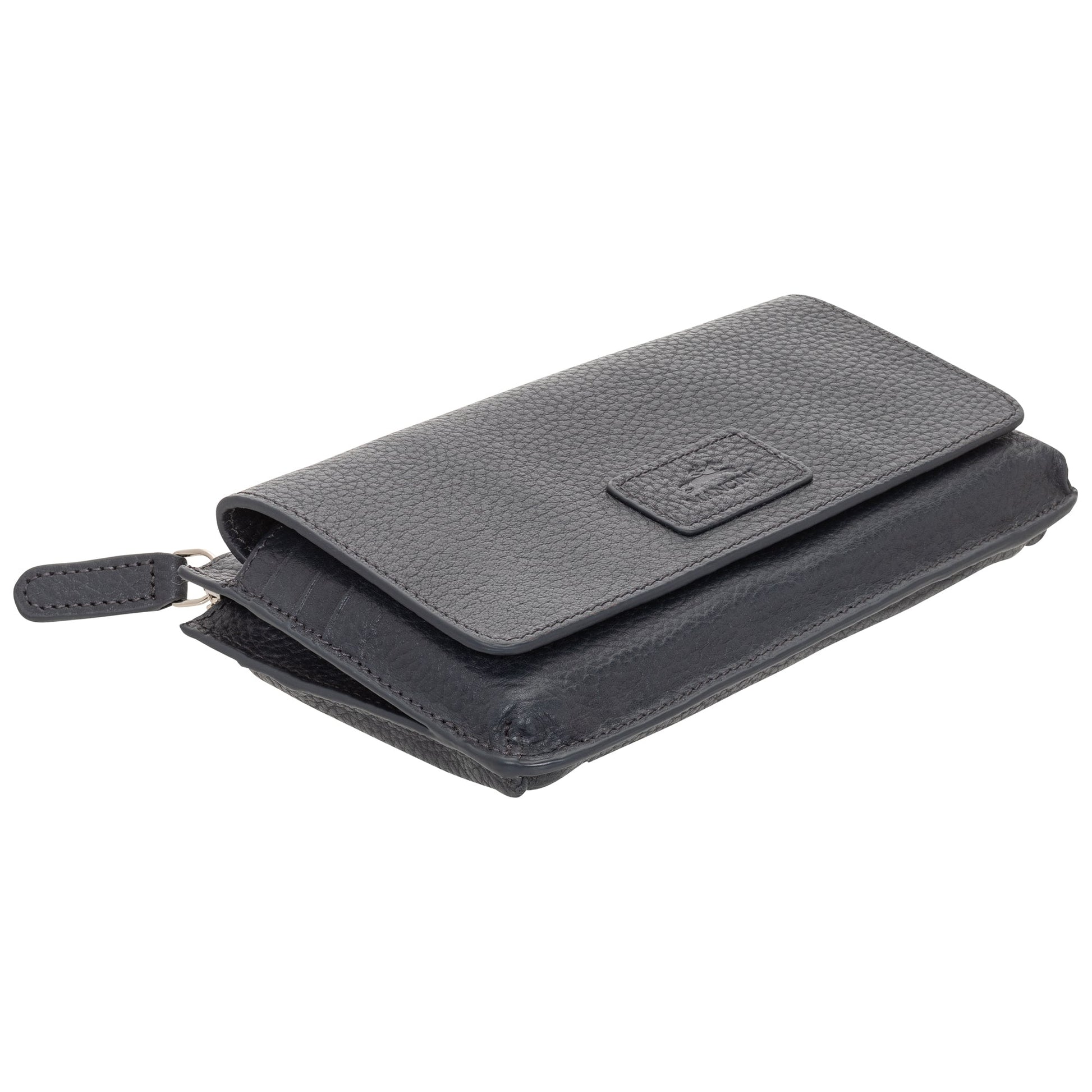 Mancini Wallets Mancini Pebbled Ladies RFID Crossbody Wallet